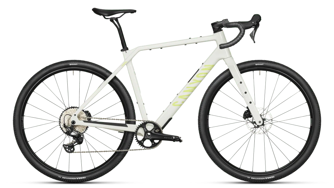 Canyon Grizl CF 7: carbon gravel, side view