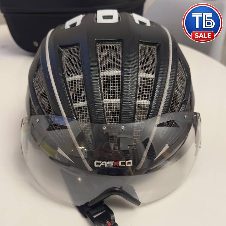Велосипедный шлем CASCO SPEEDairo 2 RS black с визором